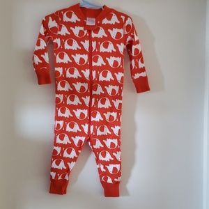 Hanna Andersson 75cm /12-18 months orange elephant